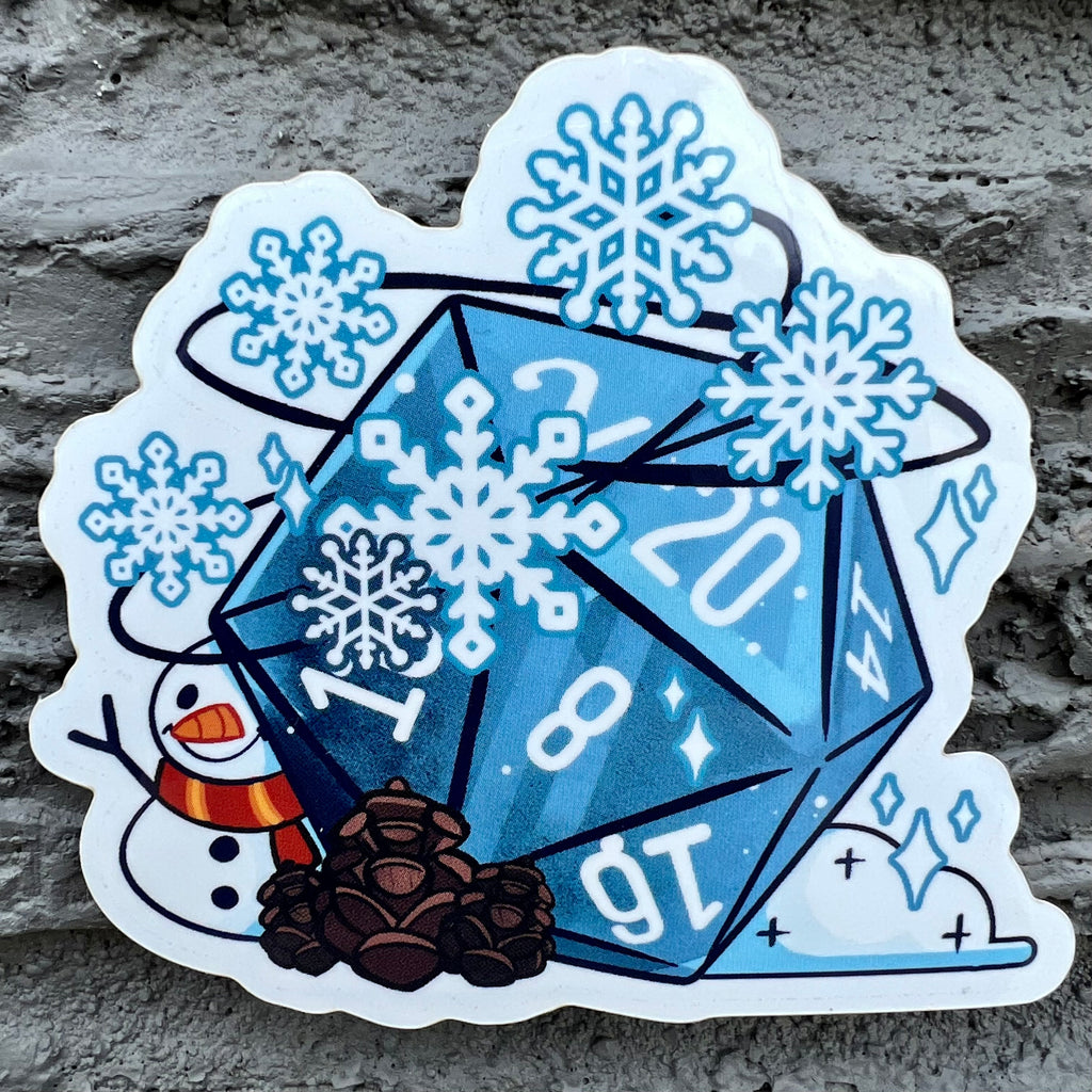 D20 Dice Life & Death Stickers (20 side) - The Fourth Place